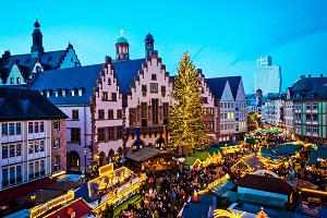Mercadillo navideño en Frankfurt